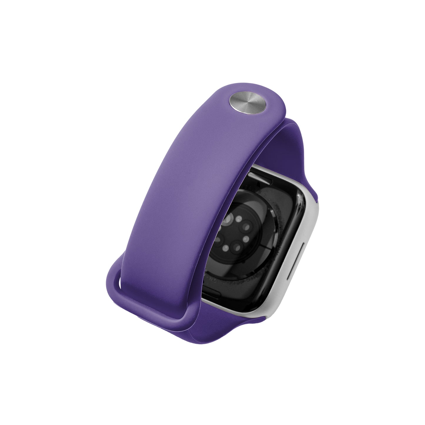 Gummireim til Apple watch mørk lilla
