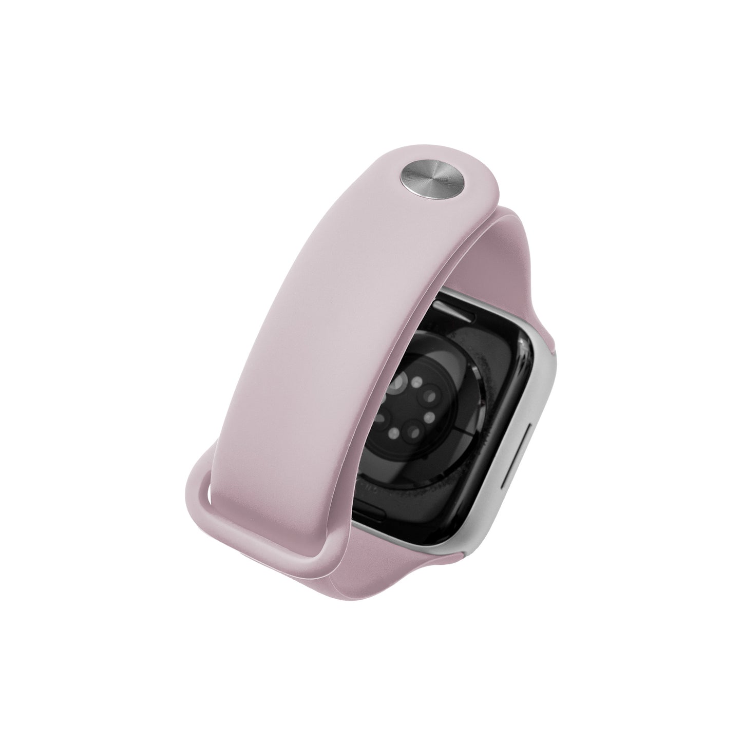 Gummireim til Apple watch peach