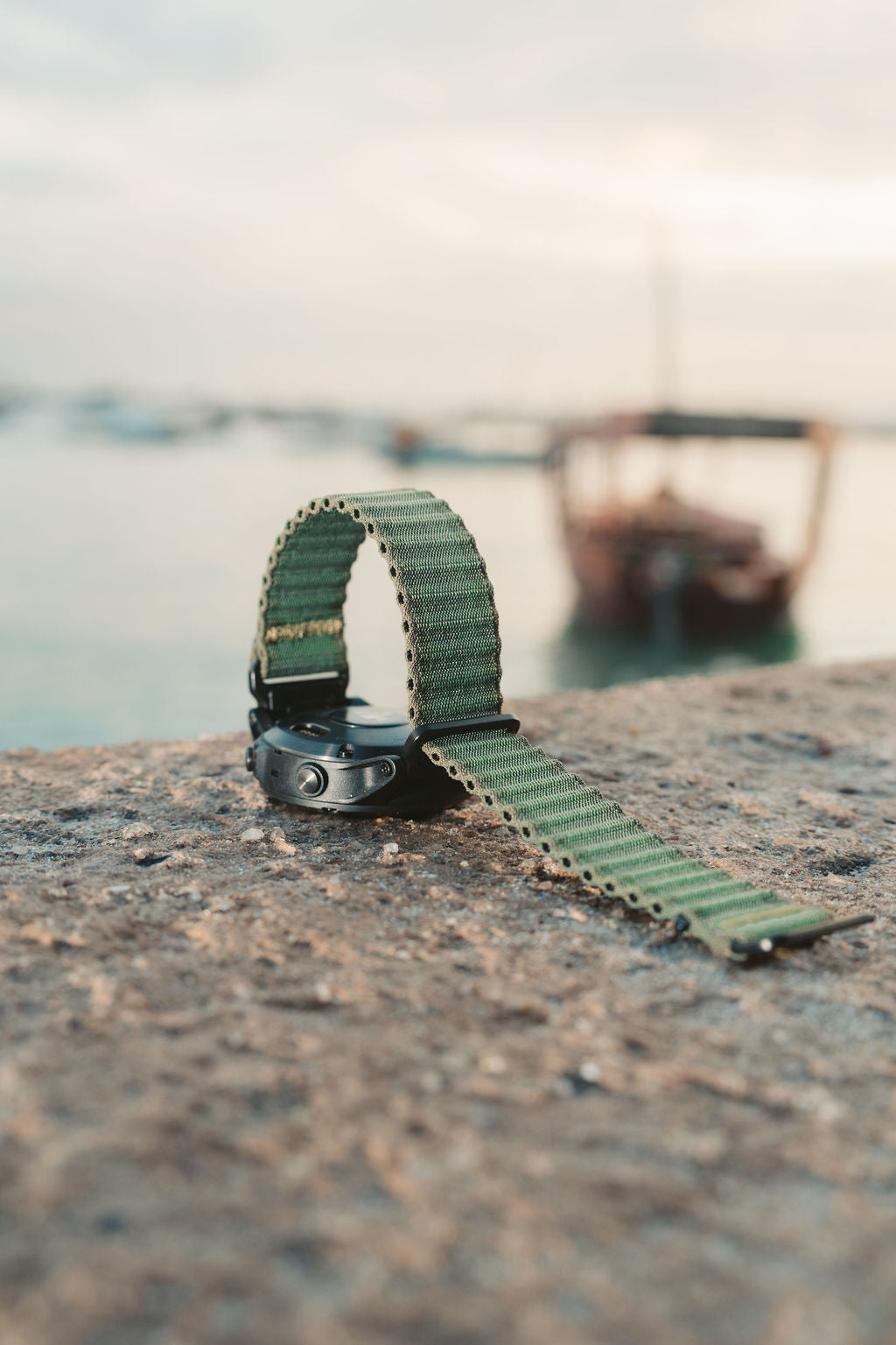 Ocean loop m/quick fit for Garmin grønn