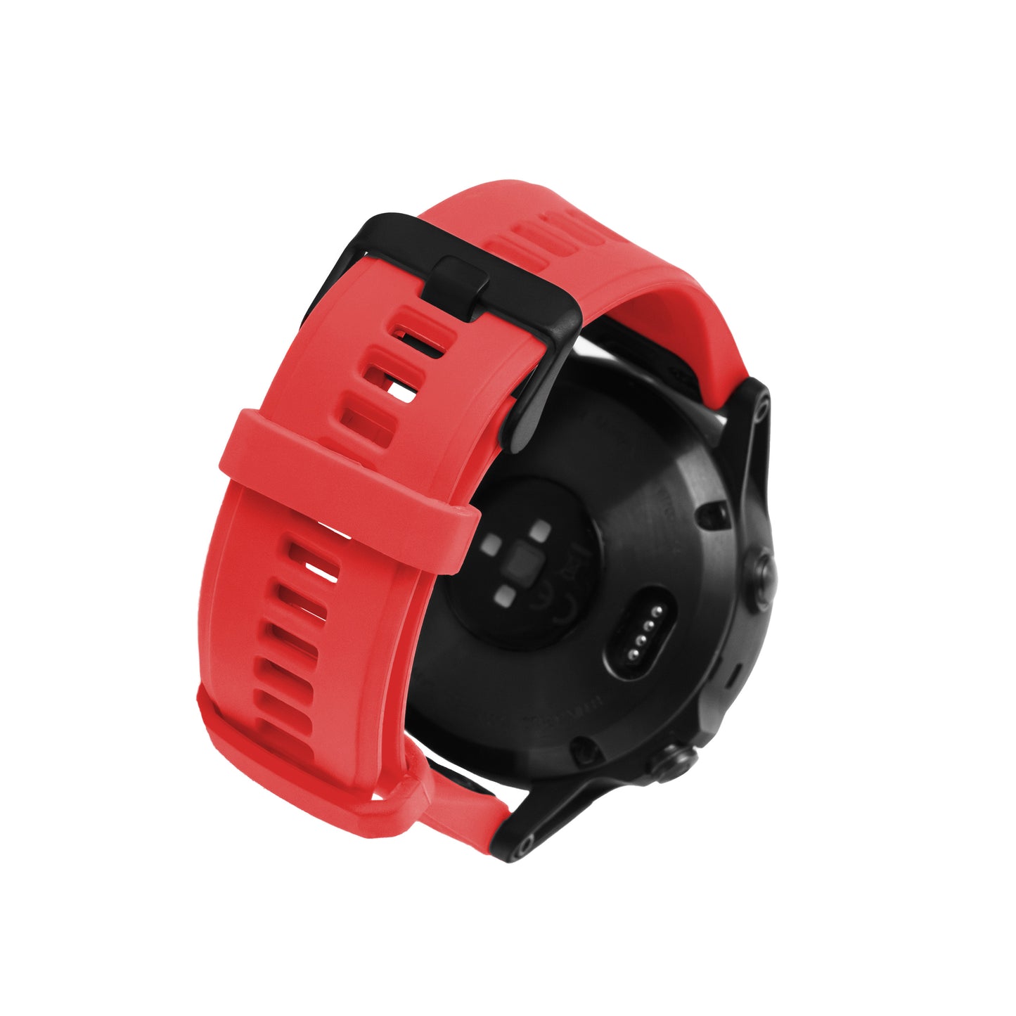 Gummireim m/quick fit for Garmin rød