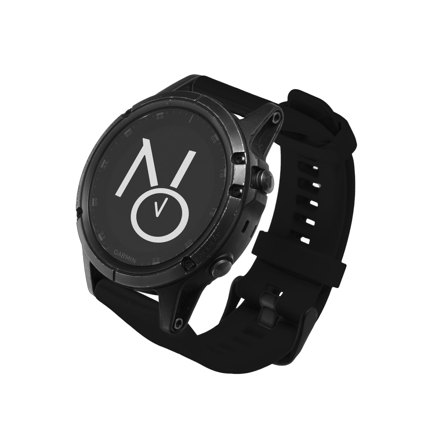 Gummireim m/quick fit for Garmin svart