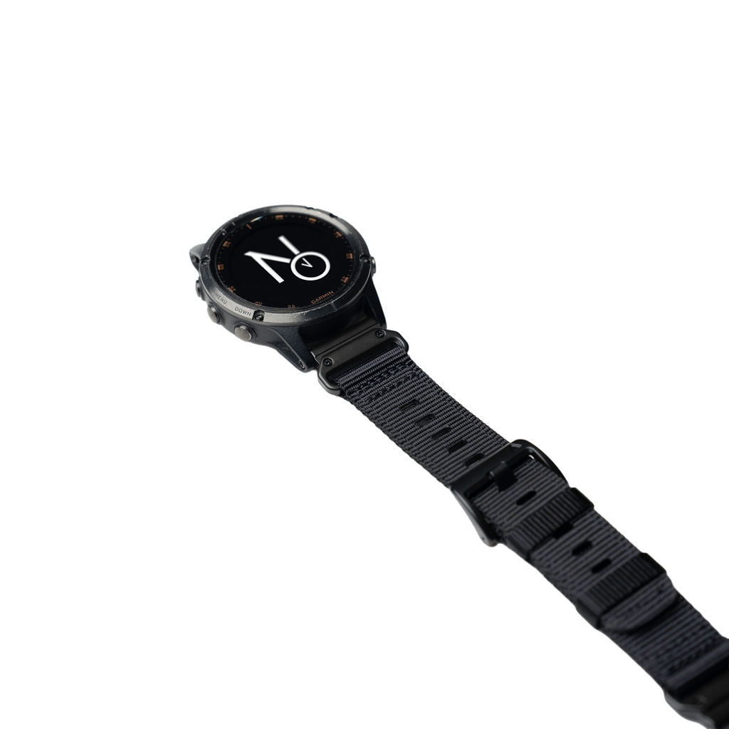 Nylonreim m/quick fit for Garmin svart