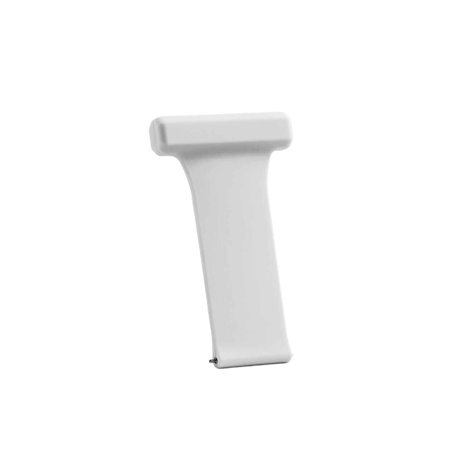 Gummireim til søsterur m/quick release hvit