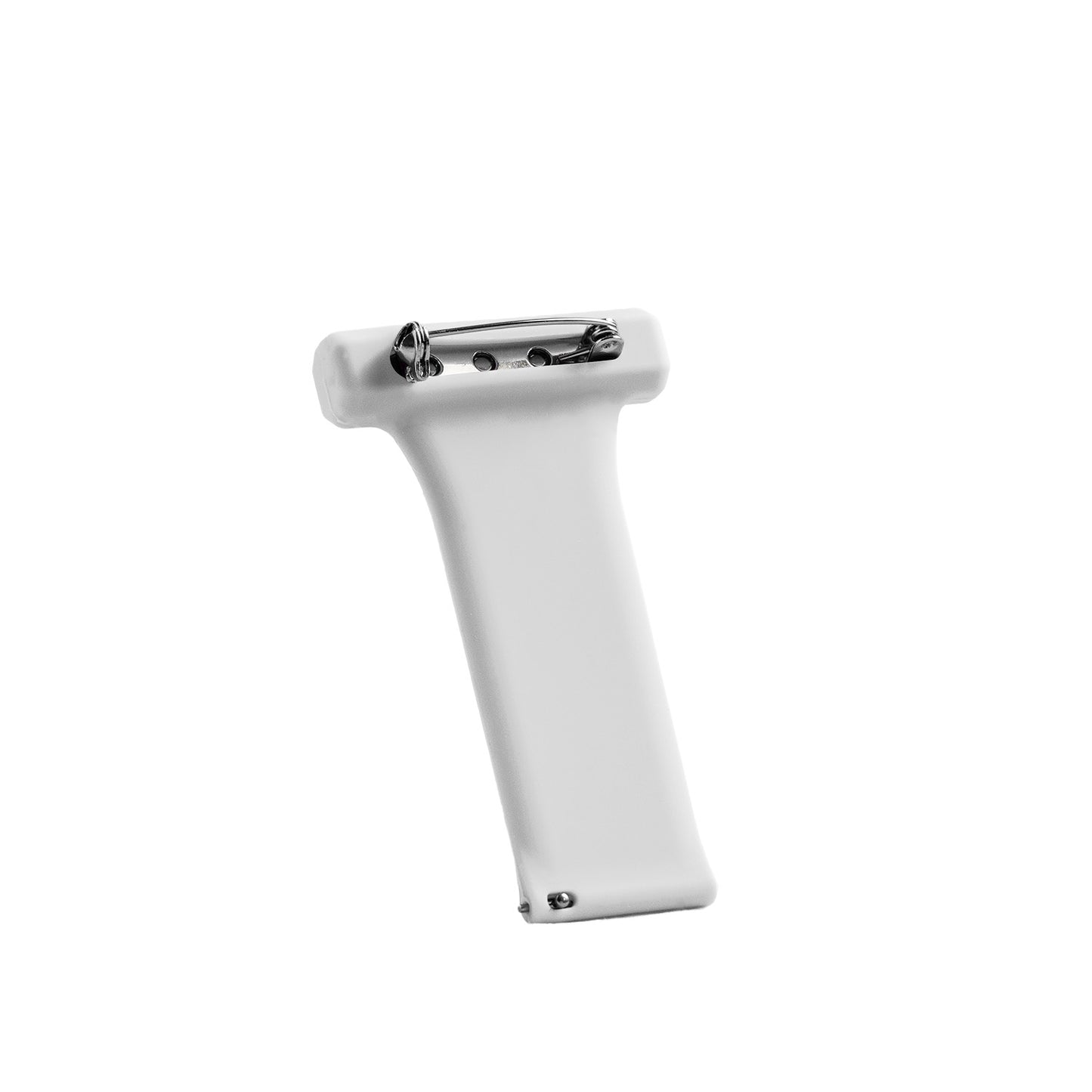 Gummireim til søsterur m/quick release hvit