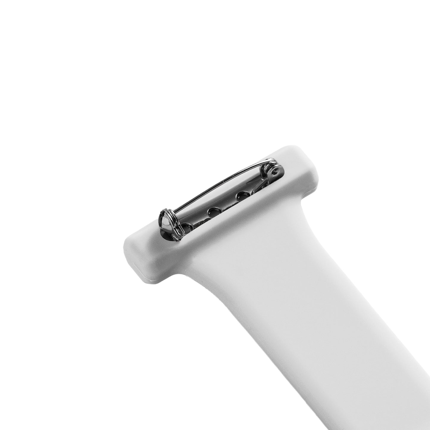 Gummireim til søsterur m/quick release hvit