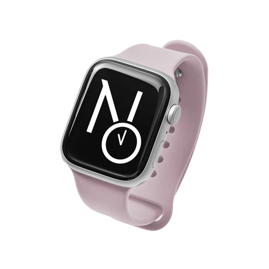 Gummireim til Apple watch peach