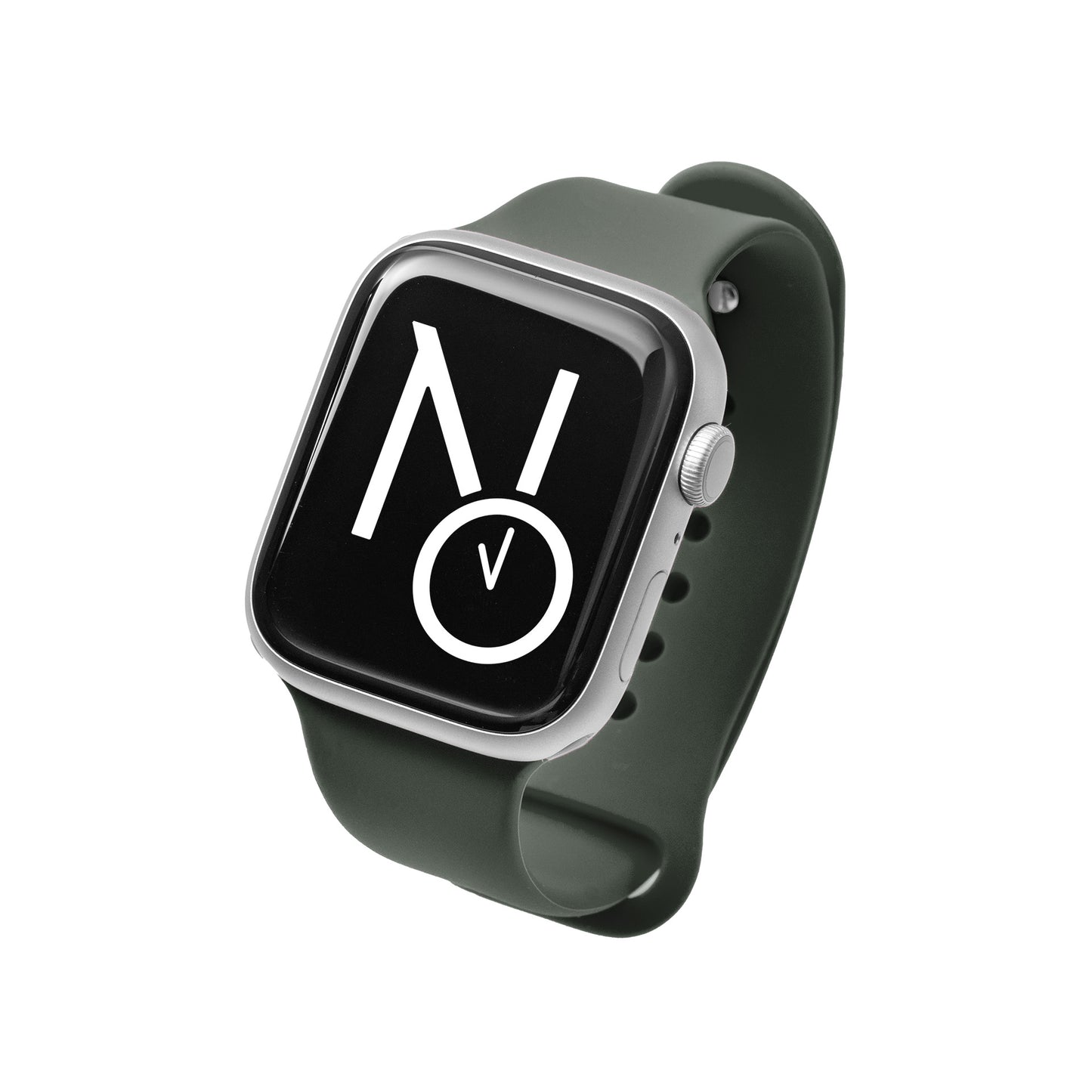 Gummireim til Apple watch mørk grønn