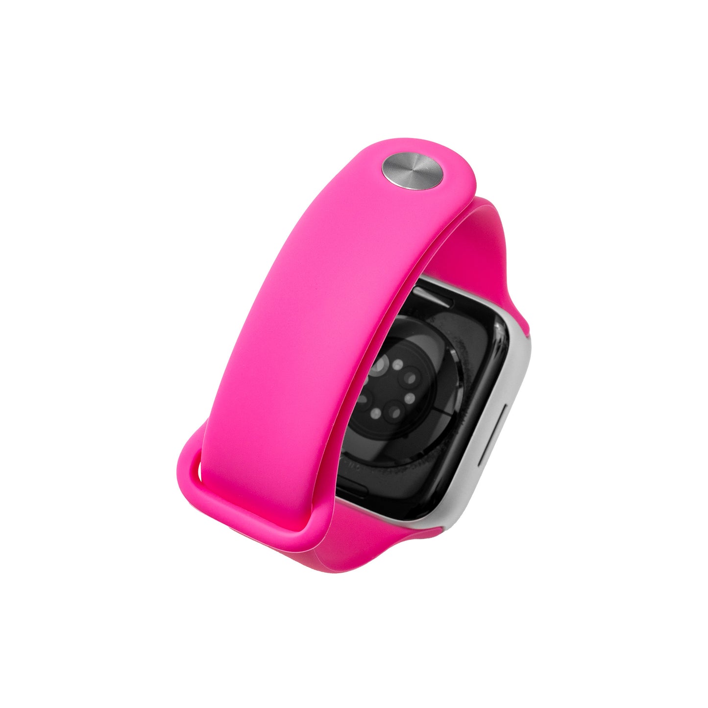 Gummireim til Apple watch rosa