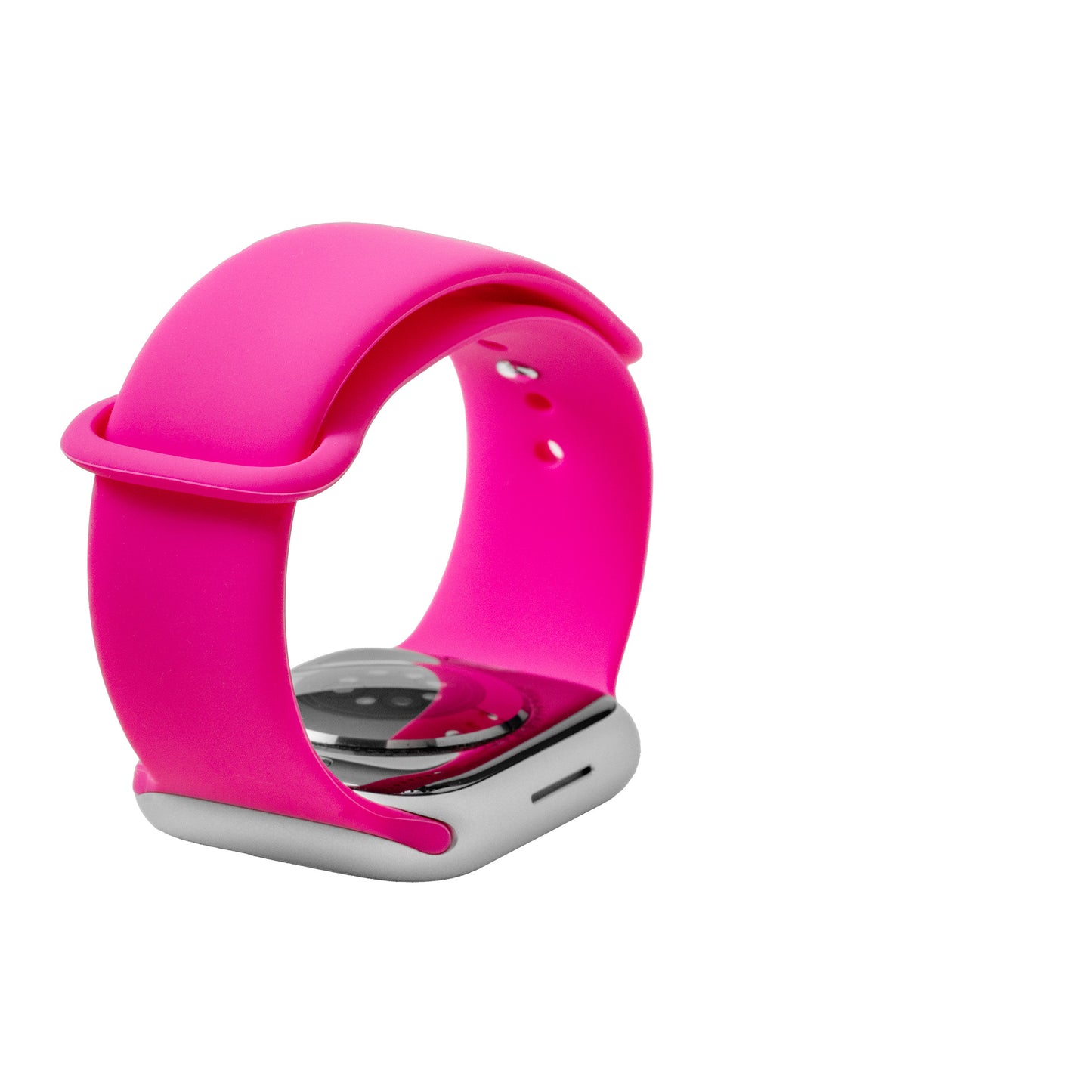 Gummireim til Apple watch rosa