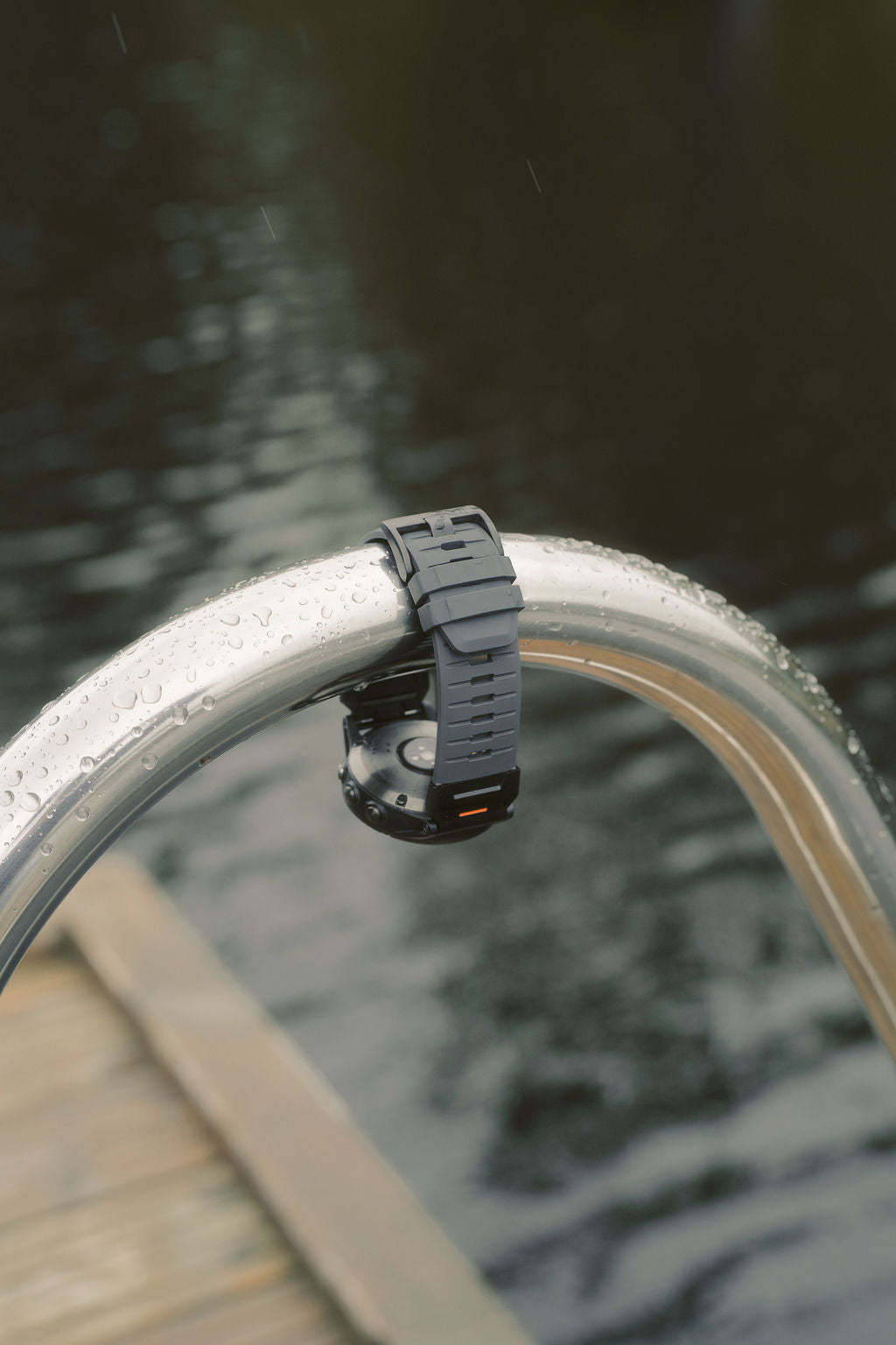 FKM gummireim m/quick fit for Garmin grå