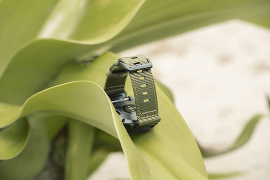 Nylonreim m/quick fit for Garmin militærgrønn