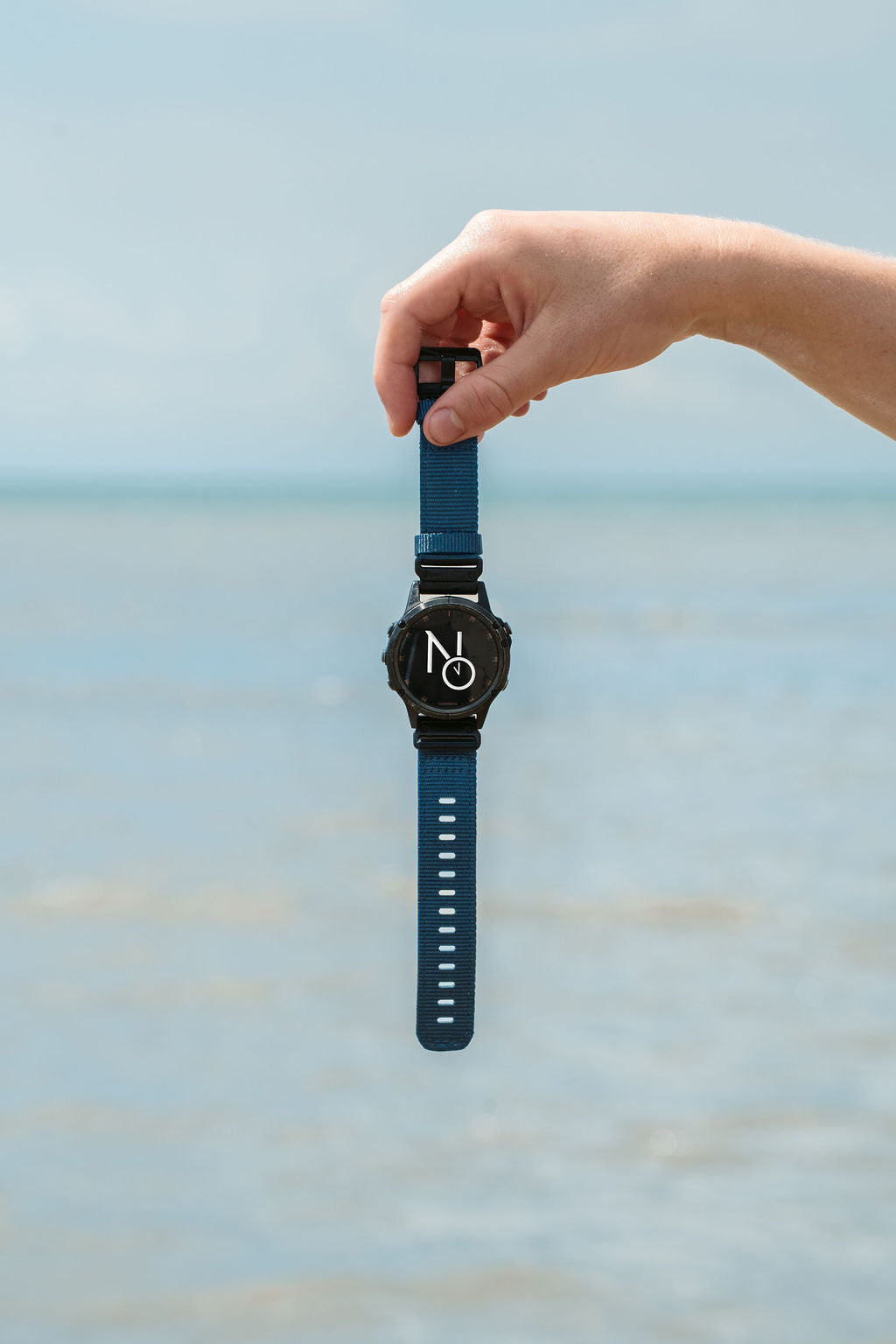 Nylonreim m/quick fit for Garmin mørk blå