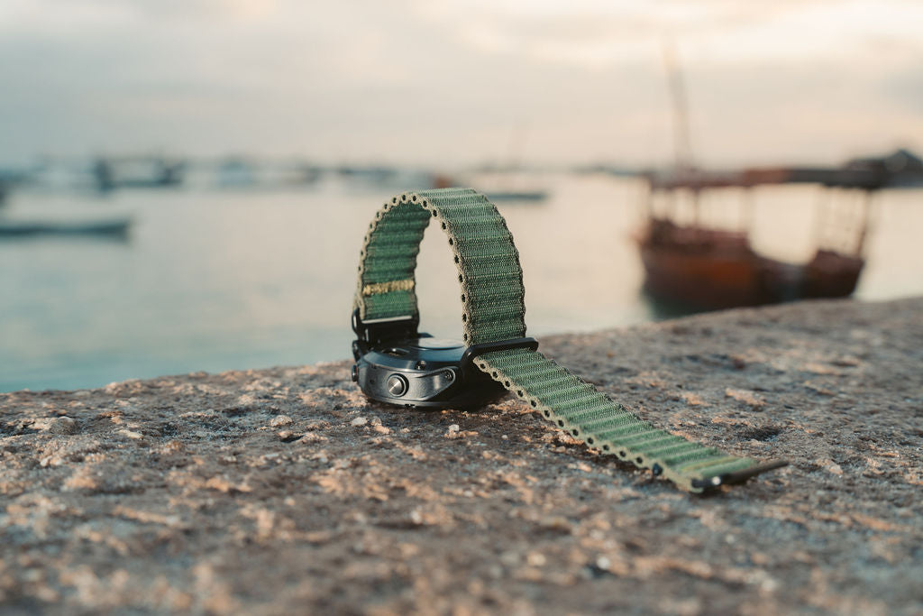 Ocean loop m/quick fit for Garmin grønn