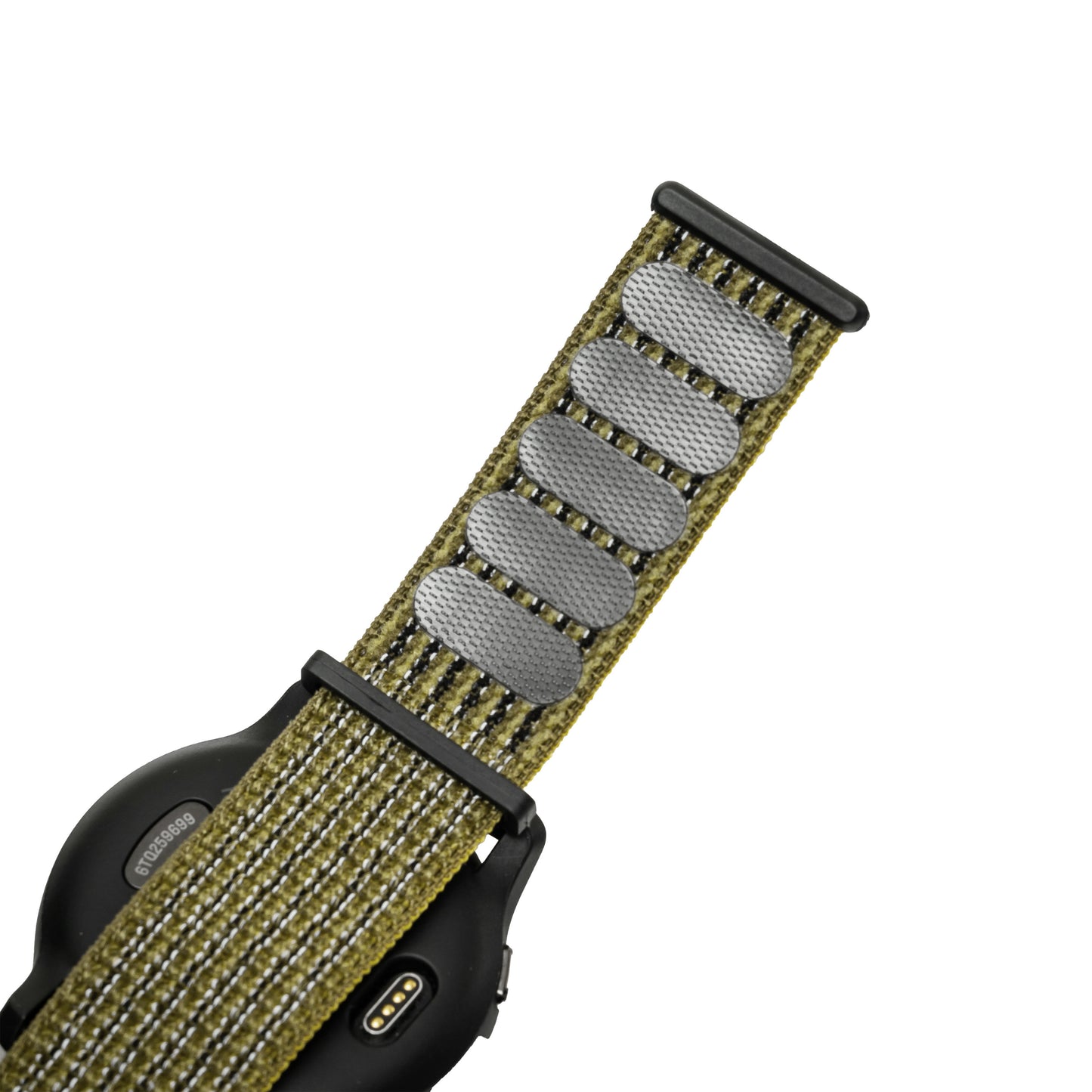 Velcroreim m/quick release oliven