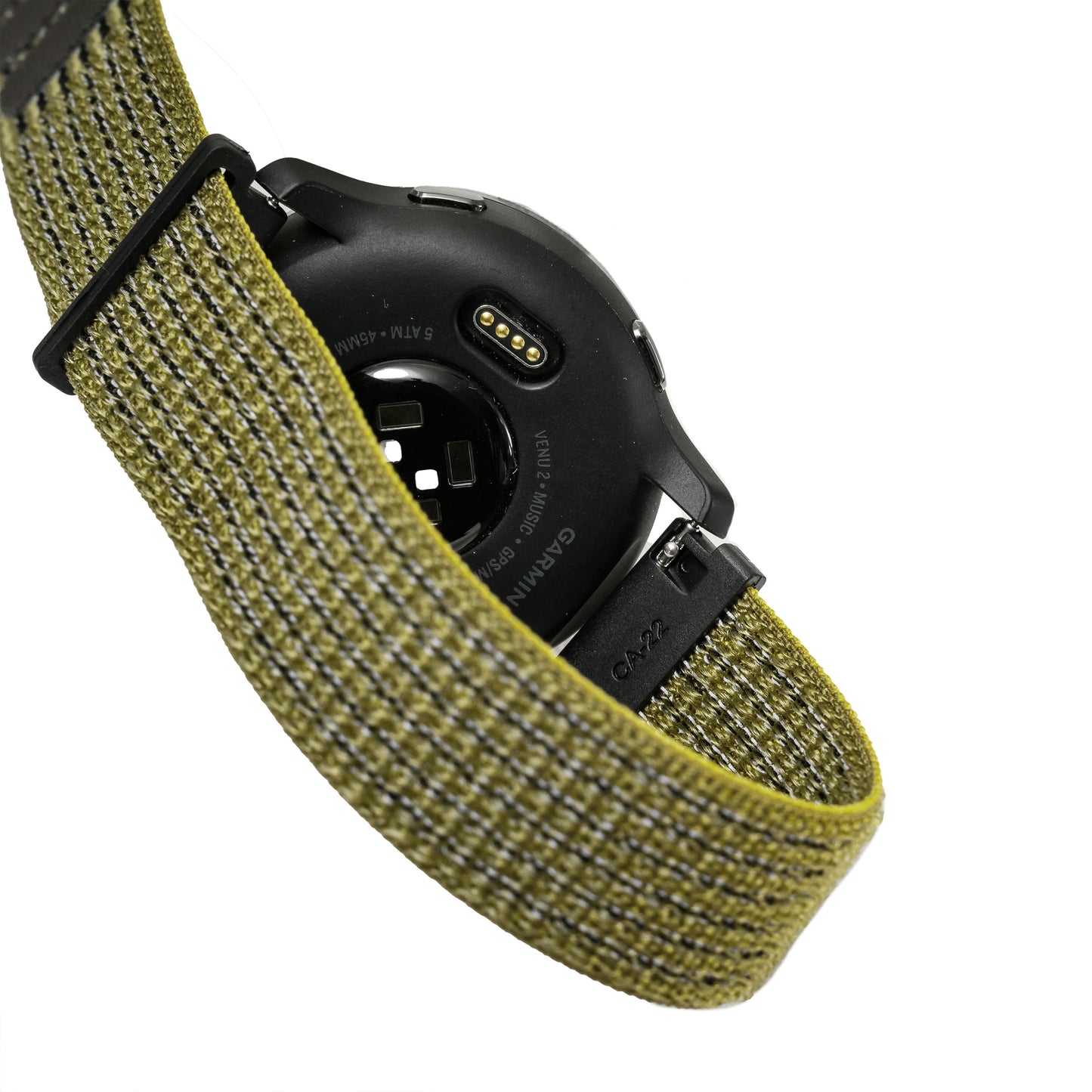 Velcroreim m/quick release oliven