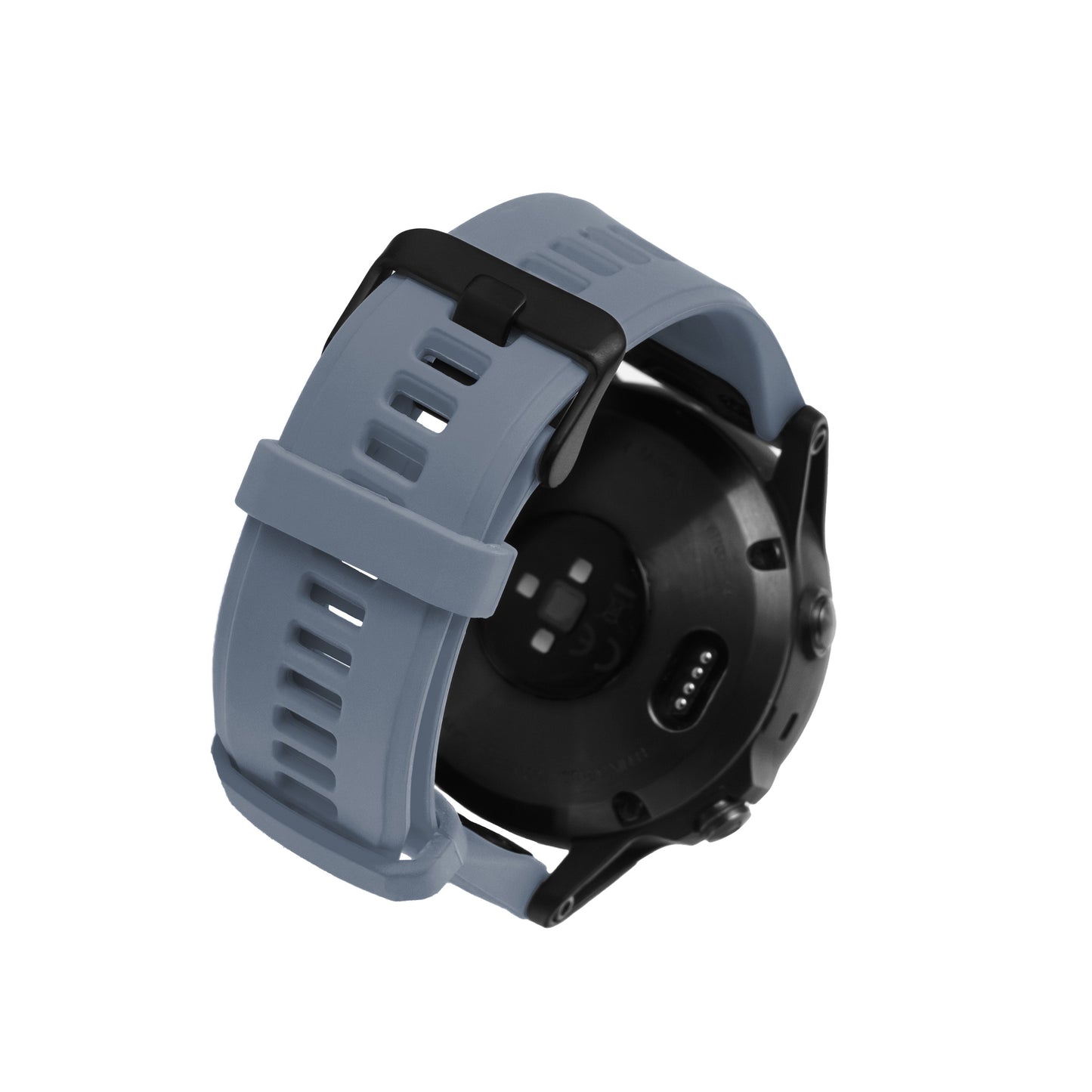 Gummireim m/quick fit for Garmin gråblå