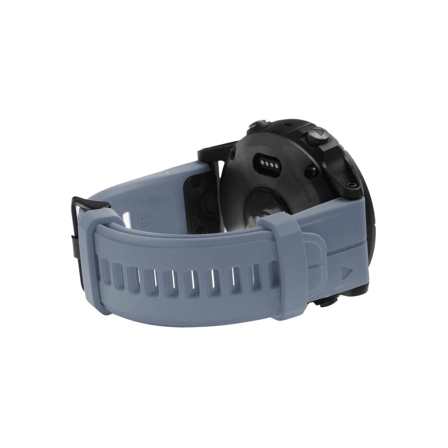 Gummireim m/quick fit for Garmin gråblå