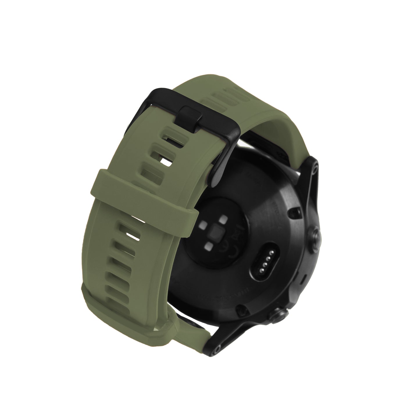 Gummireim m/quick fit for Garmin militærgrønn