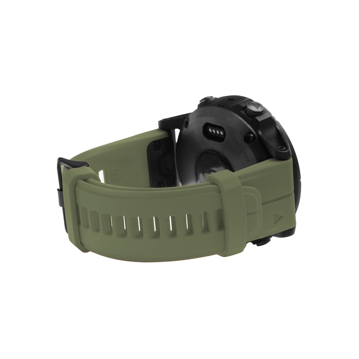 Gummireim m/quick fit for Garmin militærgrønn