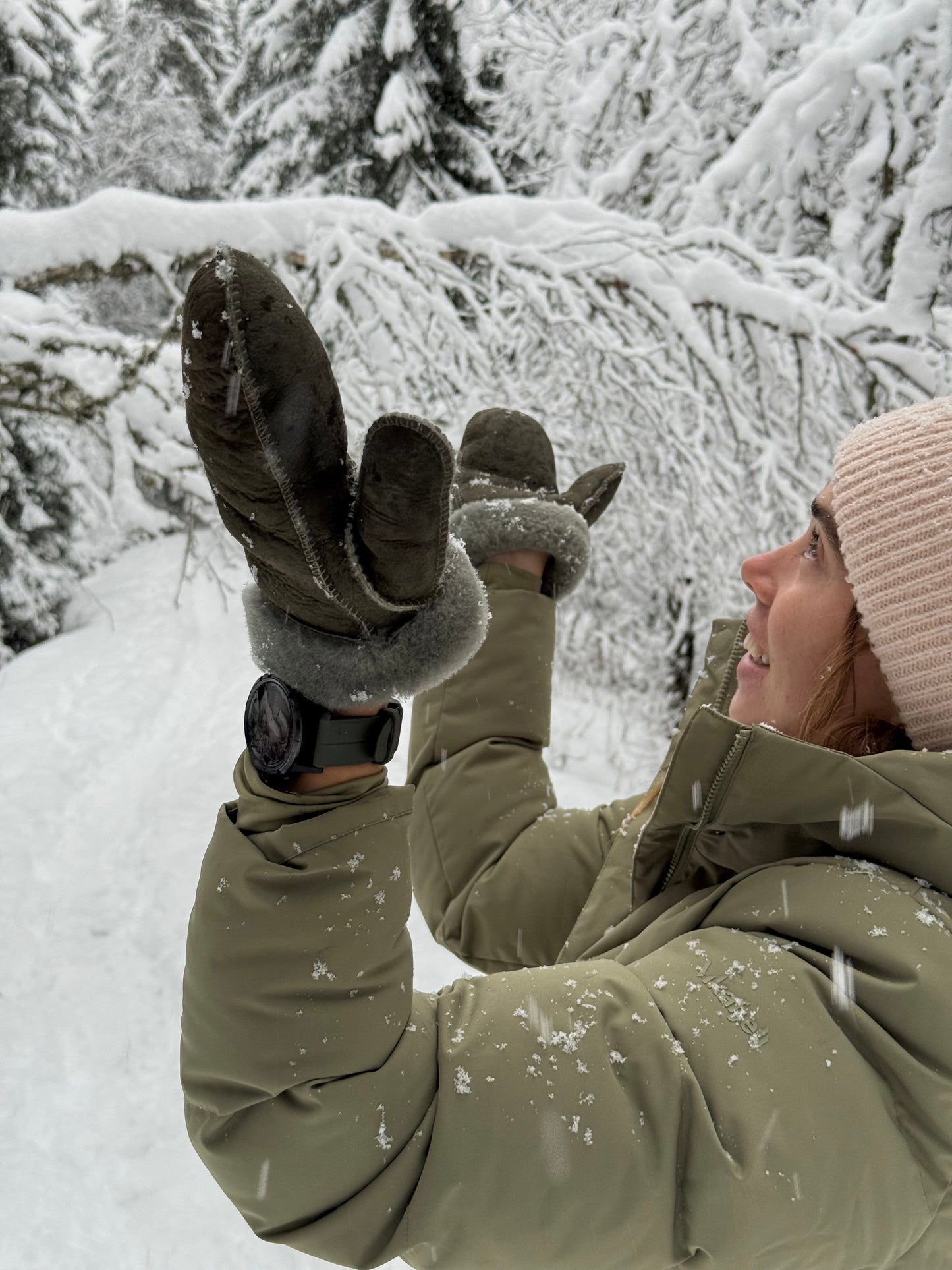 Gummireim m/quick fit for Garmin militærgrønn