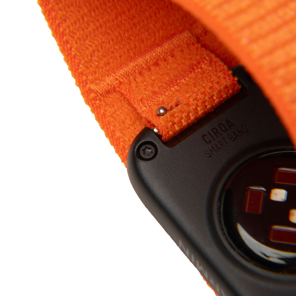 Velcroreim for Garmin Cirqa håndledd oransje
