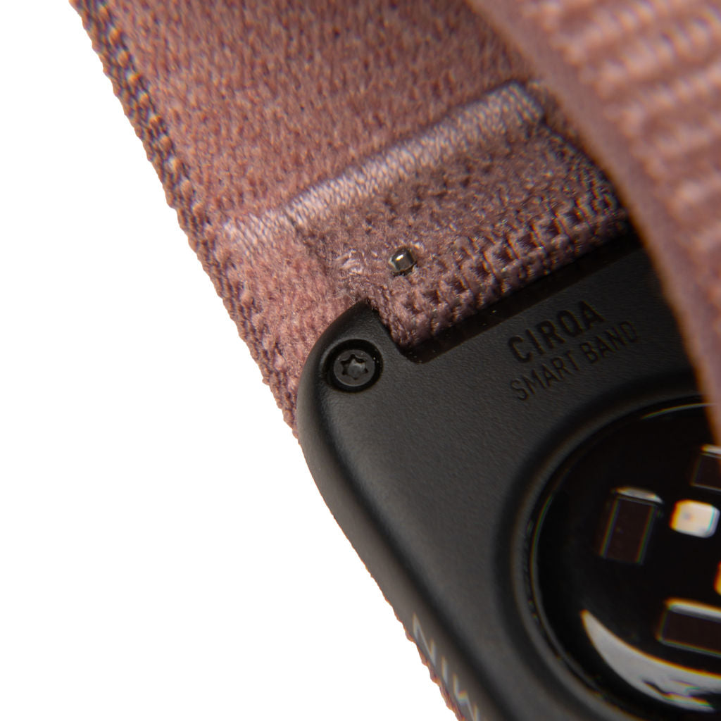 Velcroreim for Garmin Cirqa håndledd rosa