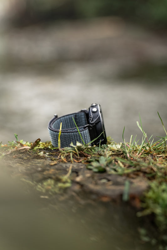 Velcroreim m/quick fit for Garmin grå