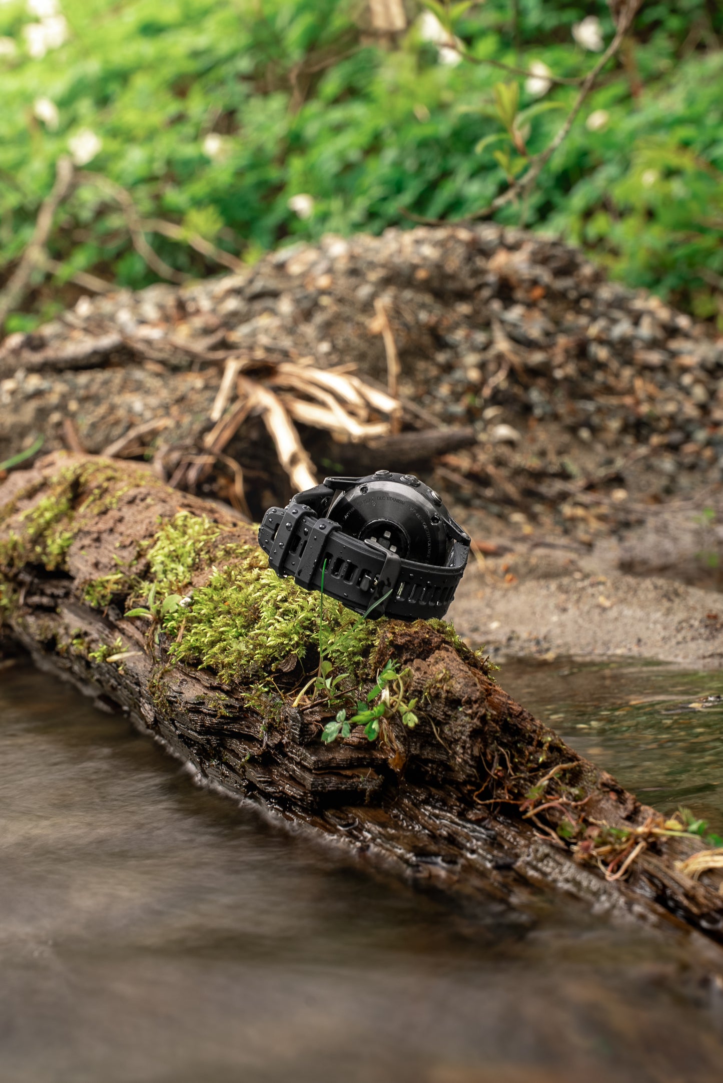 Gummireim m/quick fit for Garmin svart