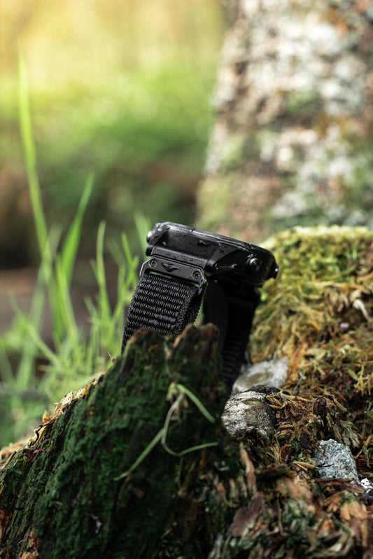 Velcroreim m/quick fit for Garmin Sort