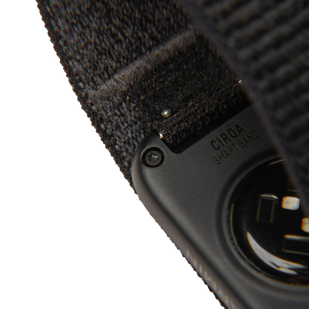 Velcroreim for Garmin Cirqa håndledd svart/grå