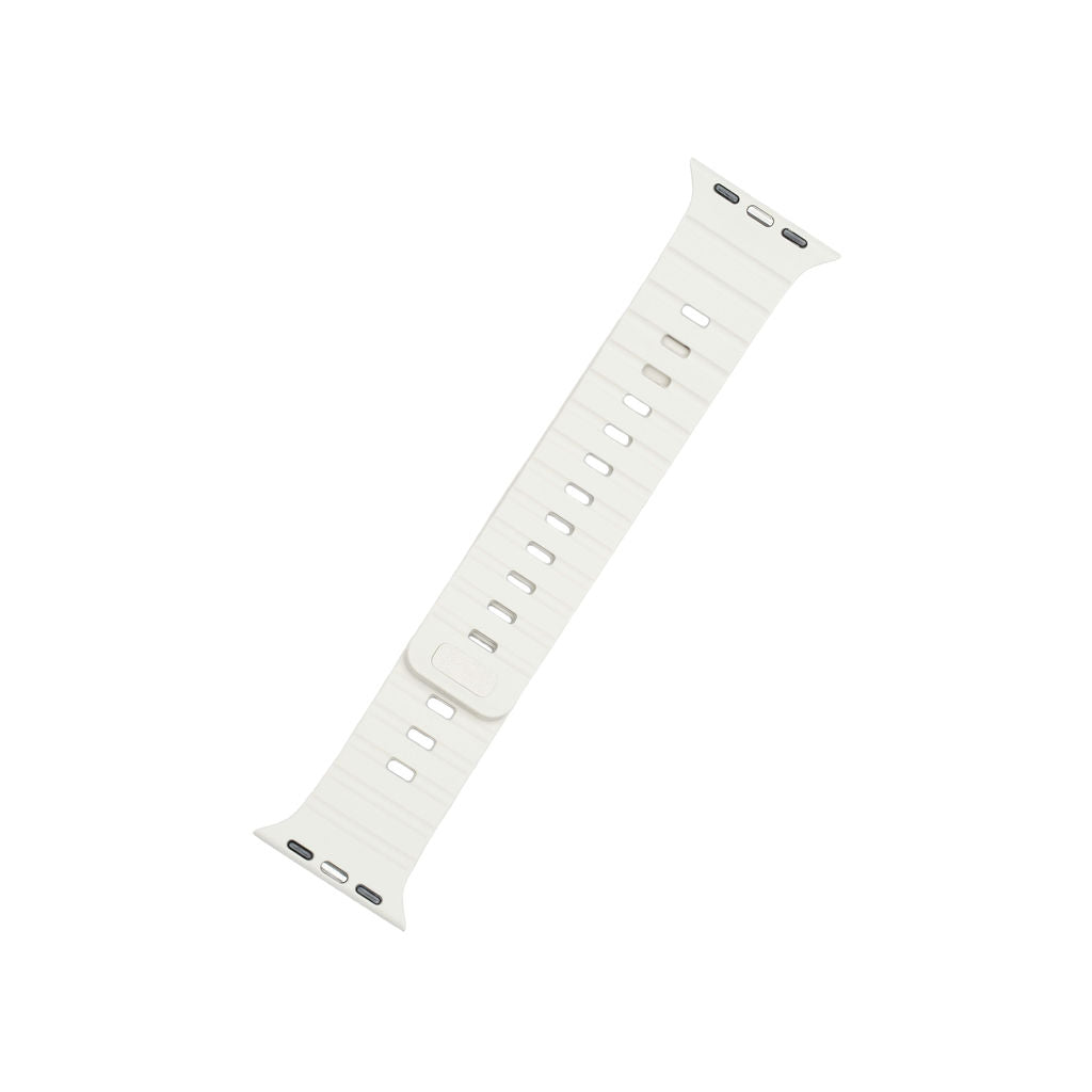 Gummireim m/magnetfeste til Apple watch lys lilla