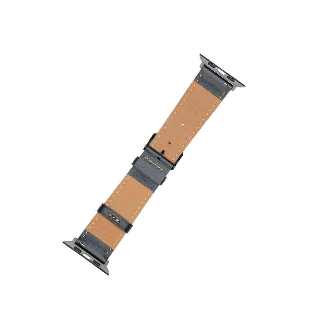 Skinnreim til Apple watch svart