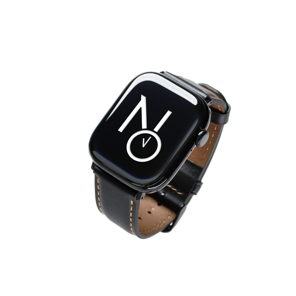 Skinnreim til Apple watch svart