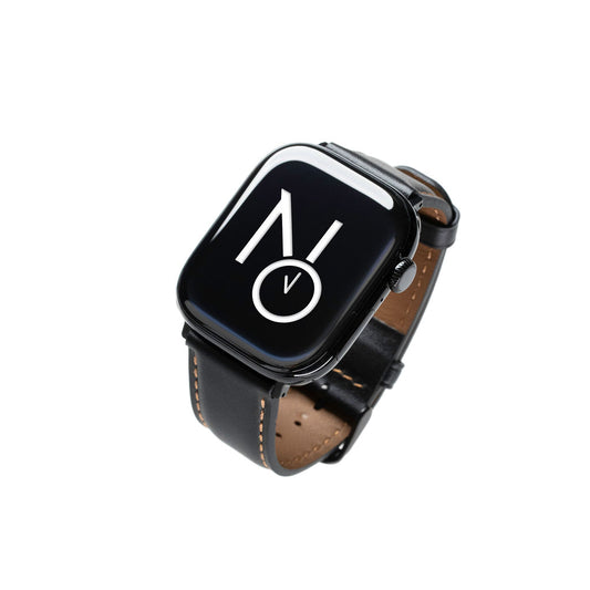 Skinnreim til Apple watch svart