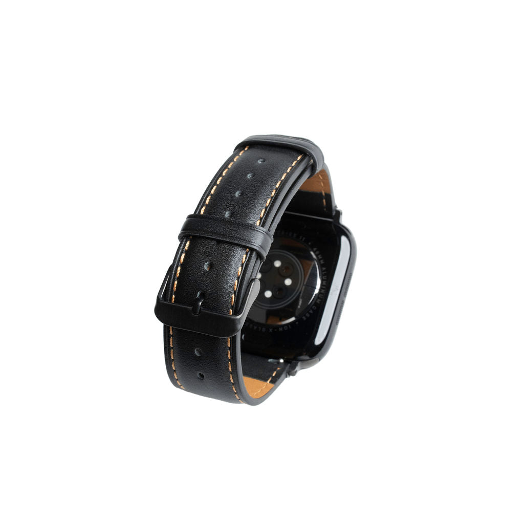Skinnreim til Apple watch svart