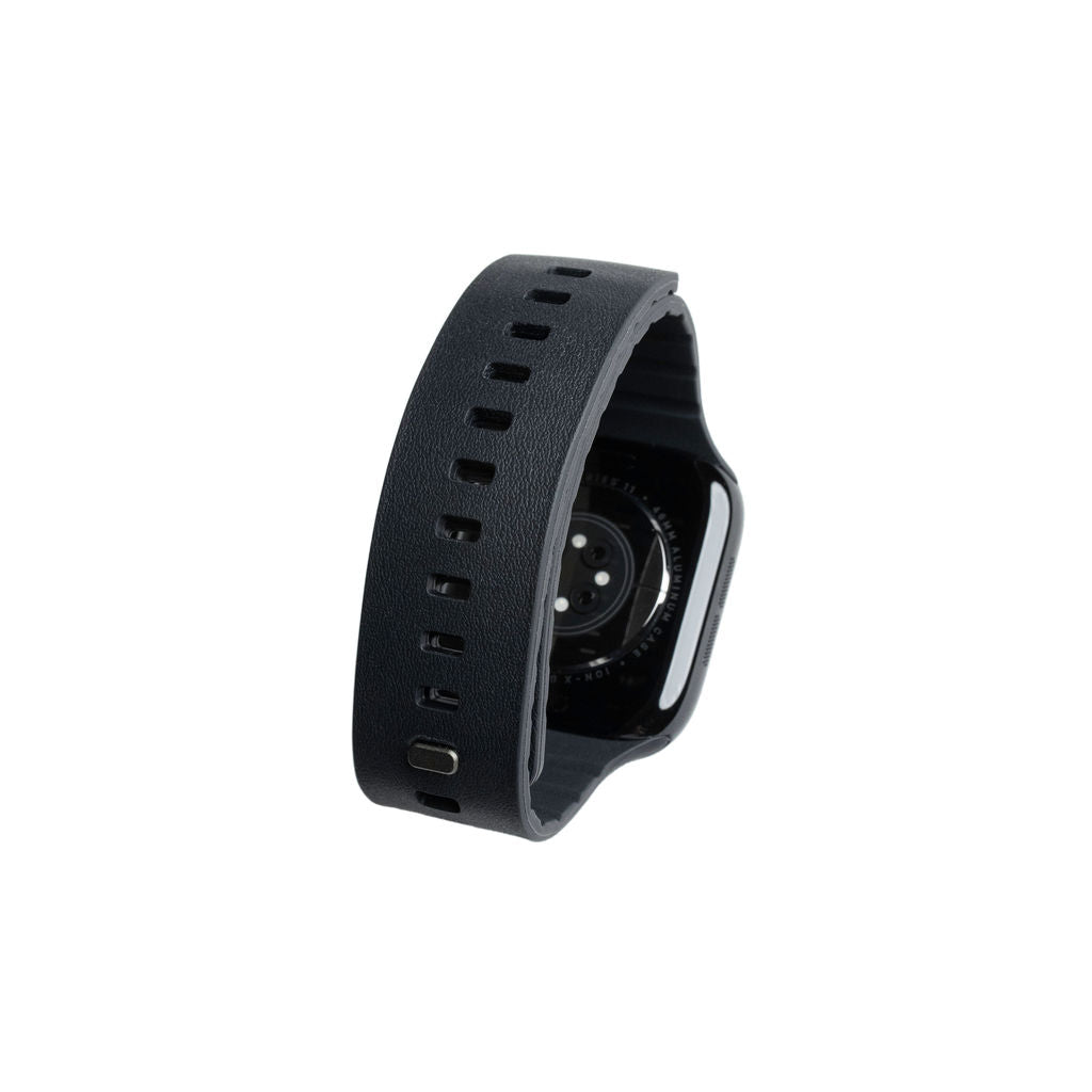 Gummireim m/magnetfeste til Apple watch svart