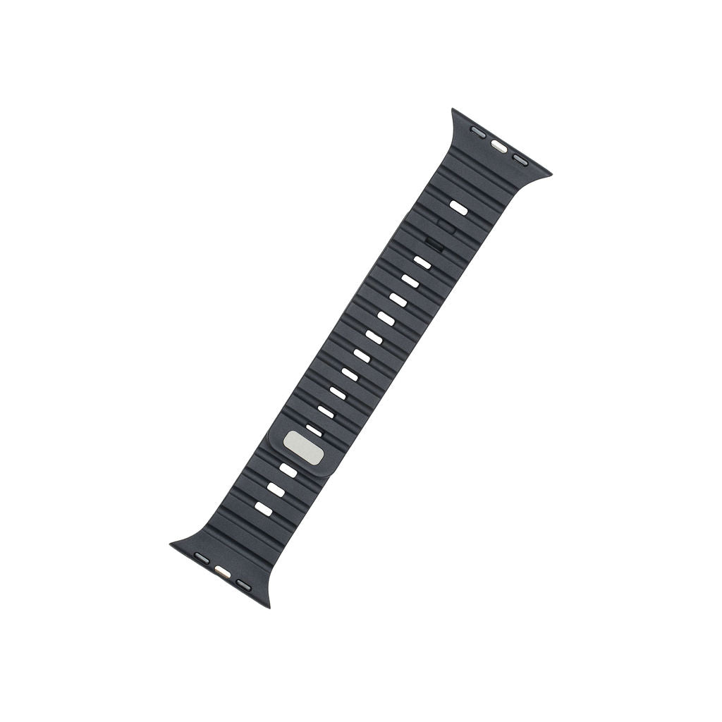 Gummireim m/magnetfeste til Apple watch svart