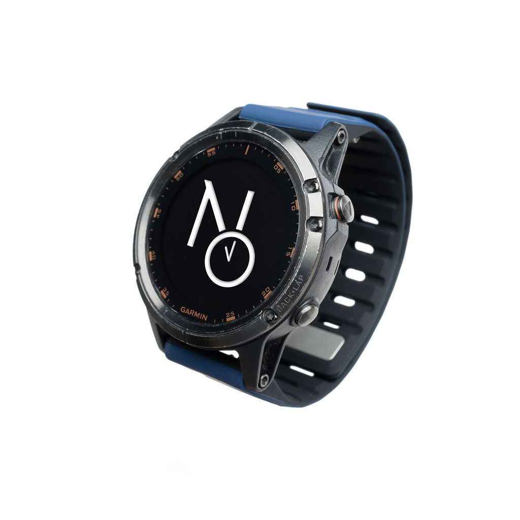 Gummireim magnet m/quick fit for Garmin mørk blå
