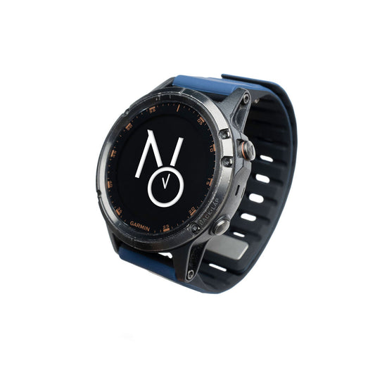 Gummireim magnet m/quick fit for Garmin mørk blå