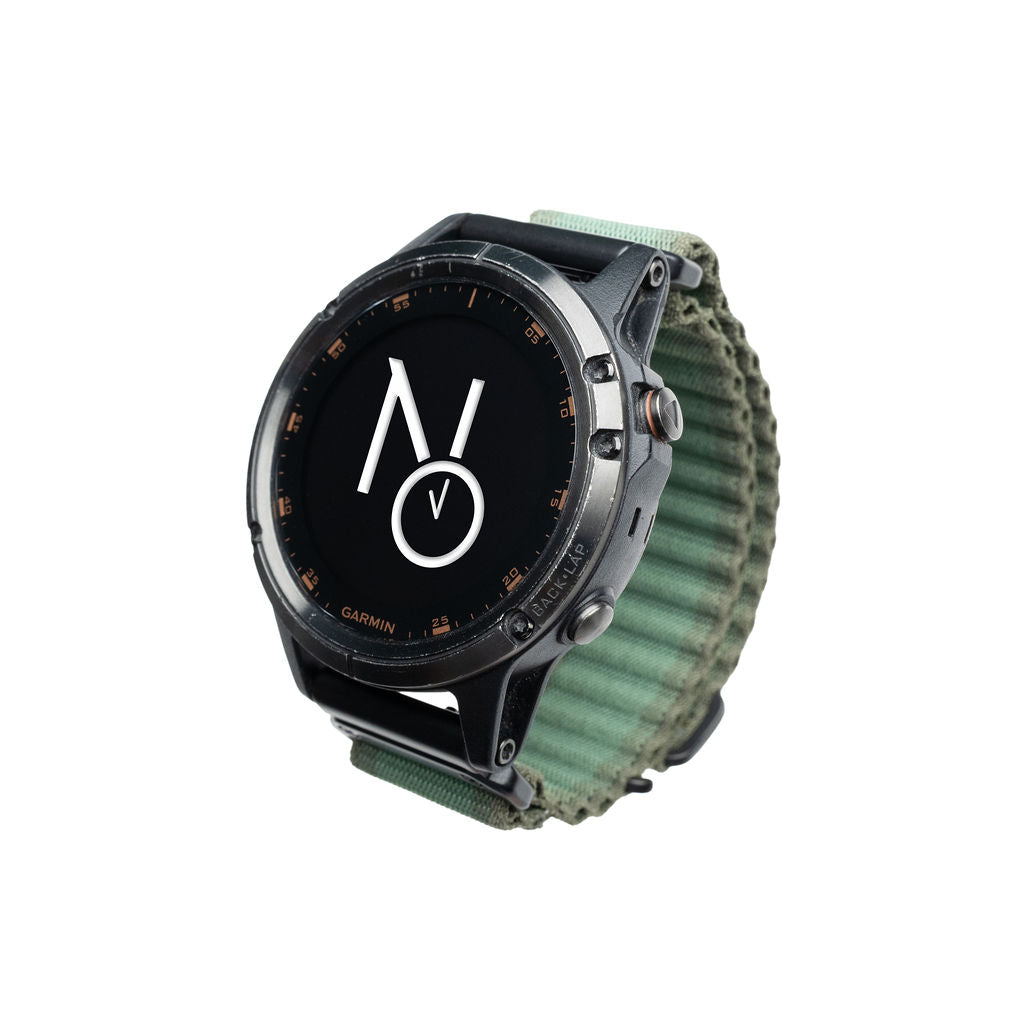 Ocean loop m/quick fit for Garmin grønn