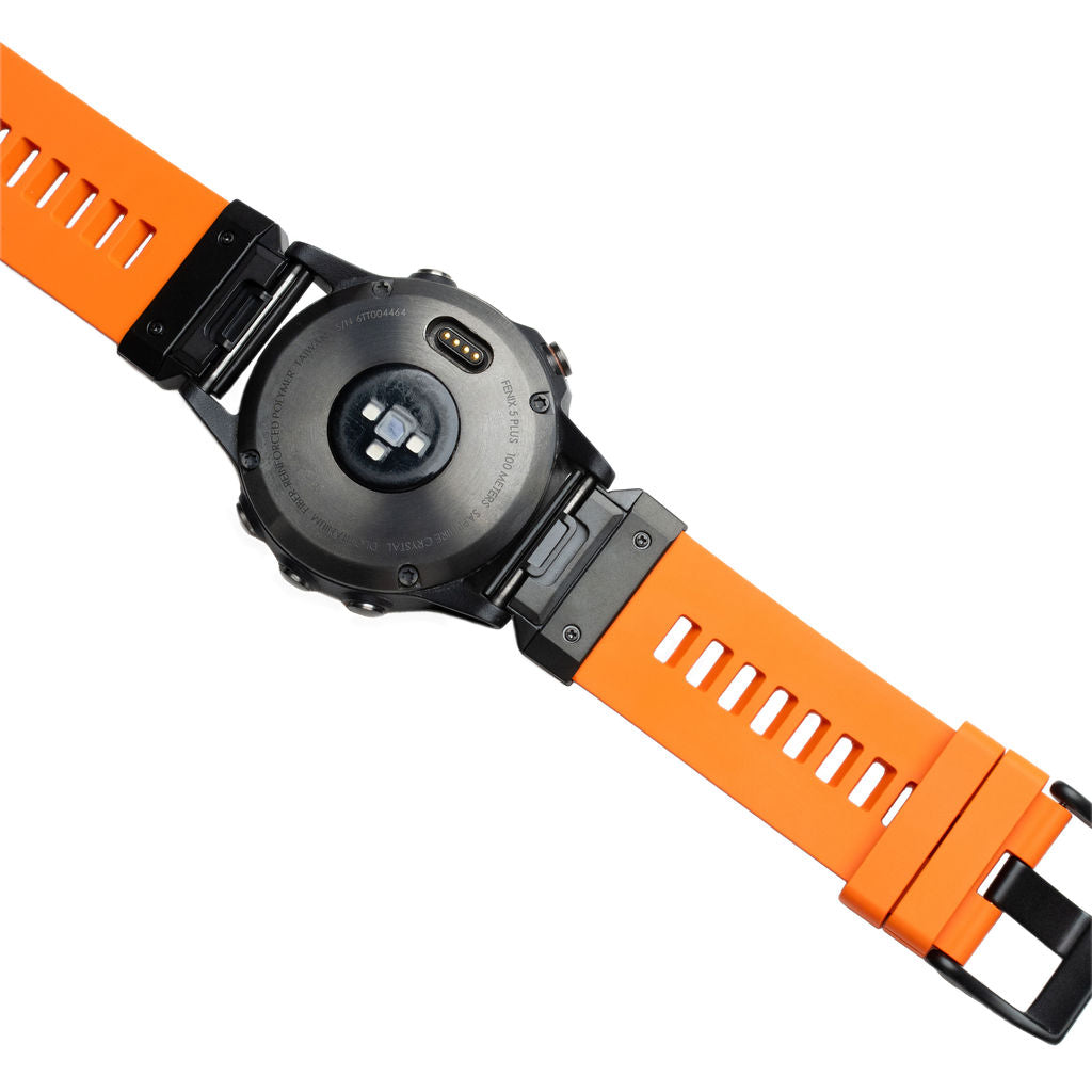 FKM gummireim m/quick fit for Garmin oransje