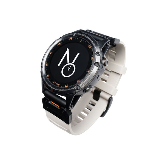 FKM gummireim m/quick fit for Garmin hvit