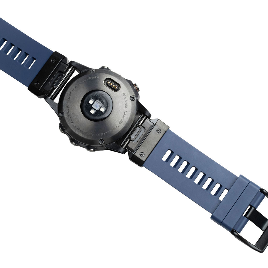 FKM gummireim m/quick fit for Garmin blå