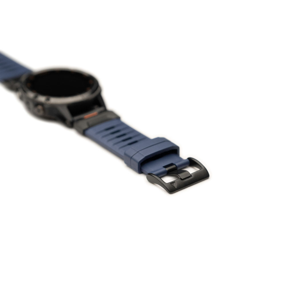 FKM gummireim m/quick fit for Garmin blå
