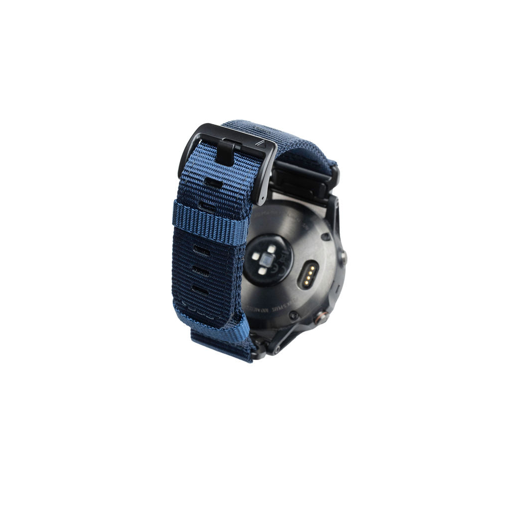 Nylonreim m/quick fit for Garmin mørk blå