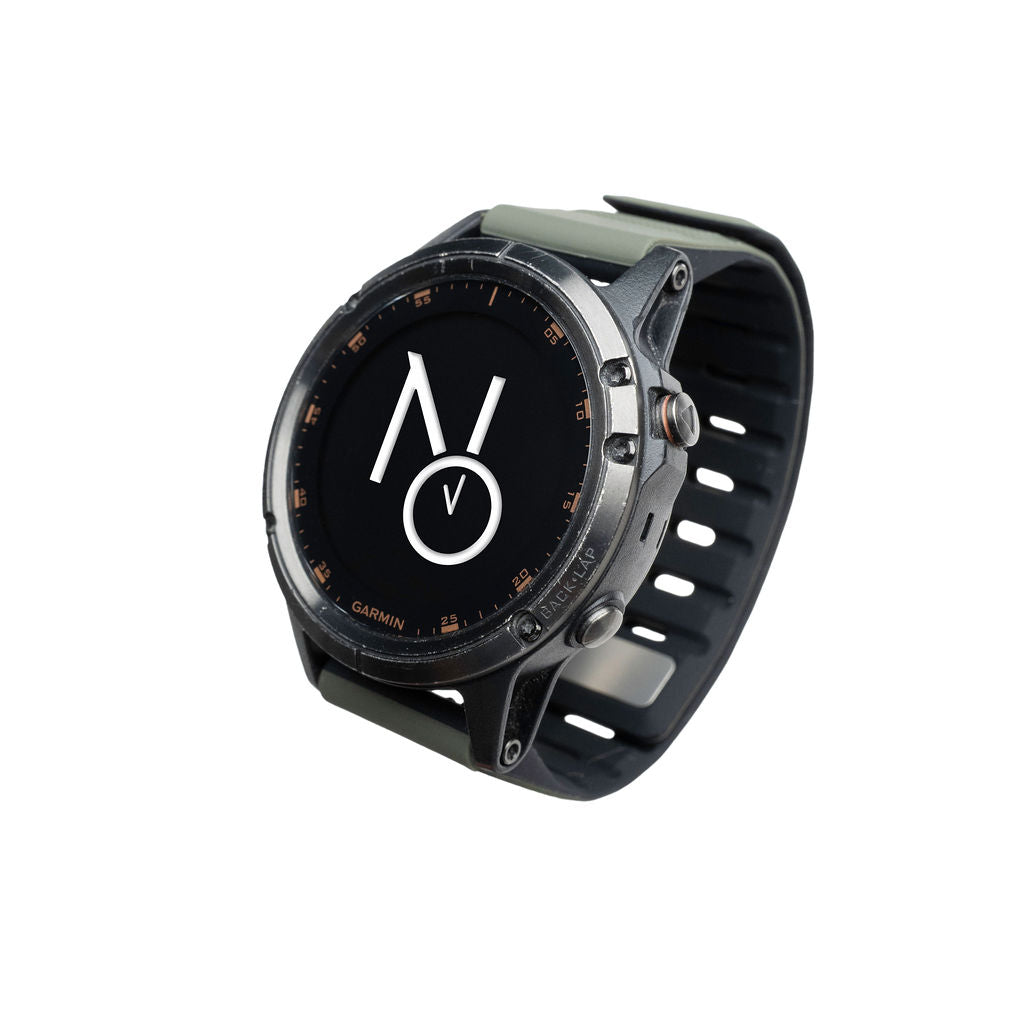 Gummireim magnet m/quick fit for Garmin mørk grønn