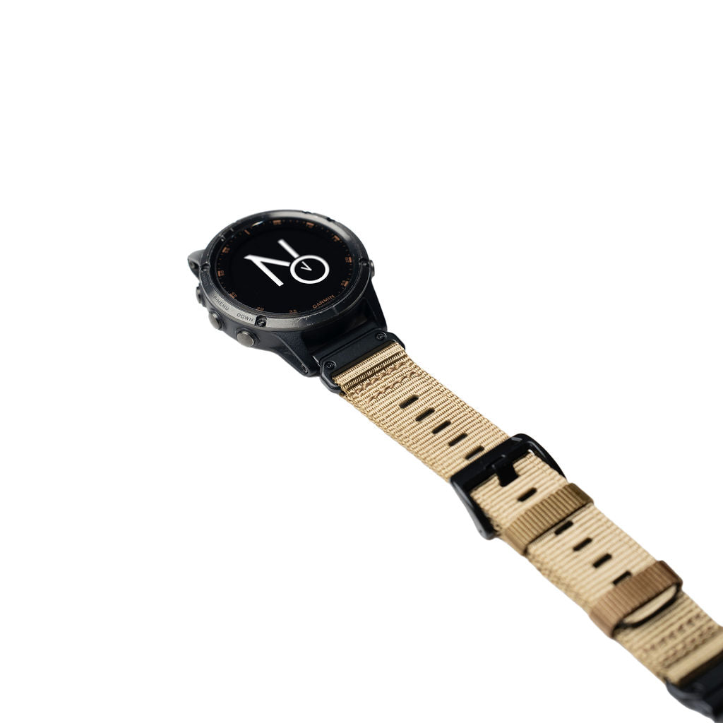 Nylonreim m/quick fit for Garmin khaki