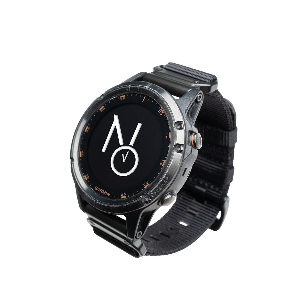 Nylonreim m/quick fit for Garmin svart