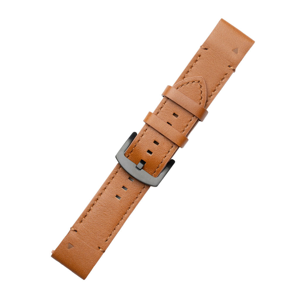 Skinnreim m/quick fit for Garmin brun